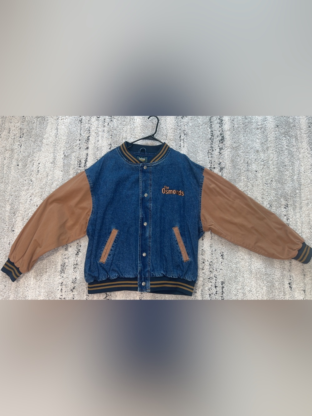 Vintage Jean Jacket with 'The Osmonds' Embroidery